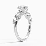 Amaranta Diamond Ring (1/2 ct. tw.) Platinum Round Engagement Ring