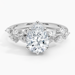 Amaranta Diamond Ring (1/2 ct. tw.) Platinum Pear Engagement Ring