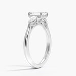 Opera Perfect Fit Diamond Ring Platinum Emerald Engagement Ring