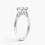 Opera Perfect Fit Diamond Ring Platinum Pear Engagement Ring