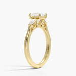 Opera Perfect Fit Diamond Ring Yellow Gold 18k Princess Engagement Ring