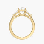 Opera Perfect Fit Diamond Ring Yellow Gold 18k Princess Engagement Ring