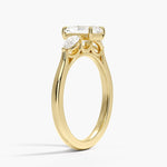Opera Perfect Fit Diamond Ring Yellow Gold 18k Radiant Engagement Ring