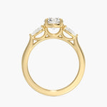 Opera Perfect Fit Diamond Ring Yellow Gold 18k Round Engagement Ring