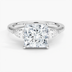Opera Perfect Fit Diamond Ring Platinum Princess Engagement Ring