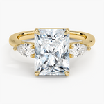 Opera Perfect Fit Diamond Ring Yellow Gold 18k Radiant Engagement Ring