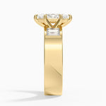 Peyton 5mm Channel-Set Diamond Ring Yellow Gold 18k Marquise Engagement Ring