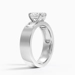 Peyton 5mm Channel-Set Diamond Ring Platinum Oval Engagement Ring