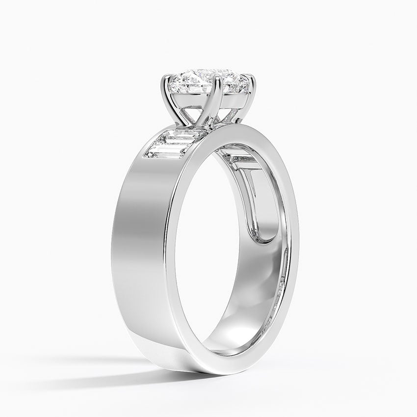 Peyton 5mm Channel-Set Diamond Ring Platinum Round Engagement Ring