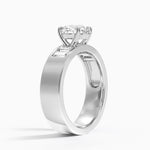 Peyton 5mm Channel-Set Diamond Ring Platinum Round Engagement Ring