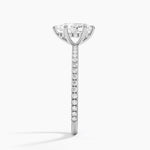 Perfect Fit Three-Quarter Diamond Ring (1/4 ct. tw.) Platinum Pear Engagement Ring