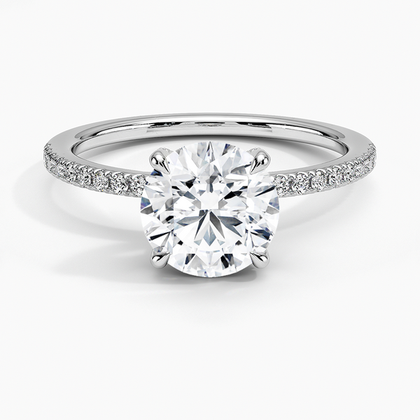 Viviana Half Coverage Diamond Engagement Ring