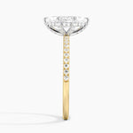 Mixed Metal Viviana Half Coverage Diamond Ring (1/4 ct. tw.) Yellow Gold 18k Marquise Engagement Ring