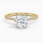 Mixed Metal Viviana Half Coverage Diamond Ring (1/4 ct. tw.) White Gold 18k Round Engagement Ring