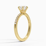 Bliss Six-Prong Diamond Ring (1/6 ct. tw.) Yellow Gold 18k Round Engagement Ring