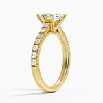 Sienna Half Coverage Diamond Ring Yellow Gold 18k Marquise Engagement Ring