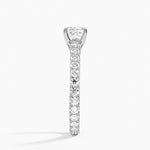 Sienna Eternity Diamond Ring Platinum Cushion Engagement Ring