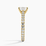 Sienna Eternity Diamond Ring Yellow Gold 18k Emerald Engagement Ring