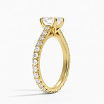Sienna Eternity Diamond Ring Yellow Gold 18k Oval Engagement Ring