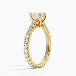 Sienna Eternity Diamond Ring Yellow Gold 18k Round Engagement Ring
