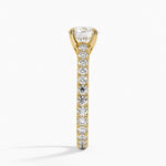 Sienna Eternity Diamond Ring Yellow Gold 18k Round Engagement Ring