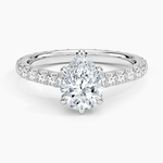 Sienna Eternity Diamond Ring Platinum Pear Engagement Ring