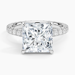 Sienna Eternity Diamond Ring Platinum Princess Engagement Ring