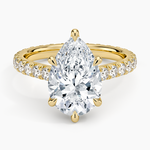 Sienna Eternity Diamond Ring Yellow Gold 18k Pear Engagement Ring