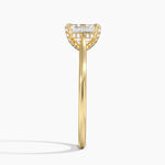 Adorned Dawn Diamond Ring Yellow Gold 18k Asscher Engagement Ring