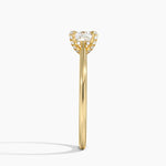 Adorned Dawn Diamond Ring Yellow Gold 18k Cushion Engagement Ring