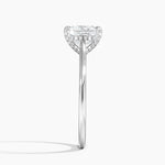 Adorned Dawn Diamond Ring Platinum Princess Engagement Ring