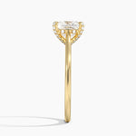Adorned Dawn Diamond Ring Yellow Gold 18k Princess Engagement Ring