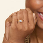 Adorned Dawn Diamond Ring Yellow Gold 18k Engagement Ring