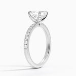 Adorned Amelie Diamond Ring Platinum Asscher Engagement Ring
