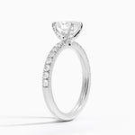 Adorned Amelie Diamond Ring Platinum Oval Engagement Ring