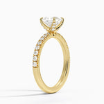 Adorned Amelie Diamond Ring Yellow Gold 18k Princess Engagement Ring