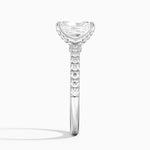 Adorned Amelie Diamond Ring Platinum Radiant Engagement Ring
