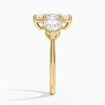 Luxe Opera Three Stone Diamond Ring (1 1/3 ct. tw.) Yellow Gold 18k Marquise Engagement Ring