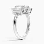 Luxe Rhiannon Three Stone Diamond Ring (1 1/10 ct. tw.) Platinum Marquise Engagement Ring