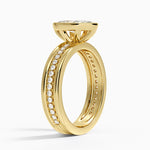 Sofia Triple Band Diamond Ring (1/4 ct. tw.) Yellow Gold 18k Marquise Engagement Ring