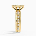 Sofia Triple Band Diamond Ring (1/4 ct. tw.) Yellow Gold 18k Marquise Engagement Ring