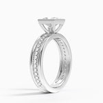 Sofia Triple Band Diamond Ring (1/4 ct. tw.) Platinum Princess Engagement Ring