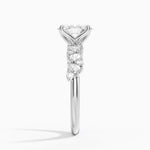 Olivetta Diamond Ring Platinum Oval Engagement Ring