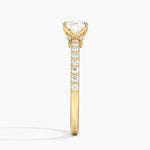 Luxe Elodie Diamond Ring (1/4 ct. tw.) Yellow Gold 18k Cushion Engagement Ring