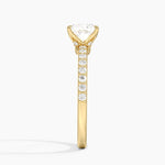 Luxe Elodie Diamond Ring (1/4 ct. tw.) Yellow Gold 18k Princess Engagement Ring