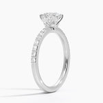 Luxe Elodie Diamond Ring (1/4 ct. tw.) Platinum Round Engagement Ring