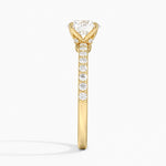 Luxe Elodie Diamond Ring (1/4 ct. tw.) Yellow Gold 18k Round Engagement Ring