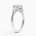 Shield Cut Three Stone Diamond Ring (1/2 ct. tw.) Platinum Pear Engagement Ring
