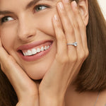 Lyra Three Stone Diamond Ring (1/4 ct. tw.) Engagement Ring Setting