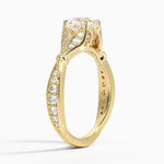 Zinnia Diamond Ring (1/3 ct. tw.) Yellow Gold 18k Cushion Engagement Ring